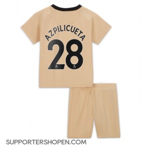 Chelsea Cesar Azpilicueta #28 Tredje tröja Barn 2022-23 Kortärmad (+ korta byxor)